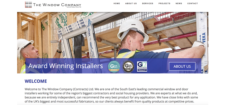 New website showcases The Window Company (Contracts) expertise