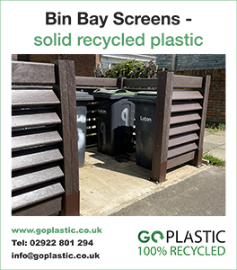 Bin Bay Screens - solid recycled plastic