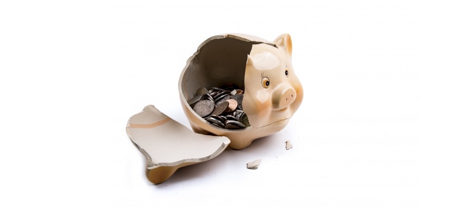 Right to buy costing councils a staggering £300 million per year image of broken piggy bank