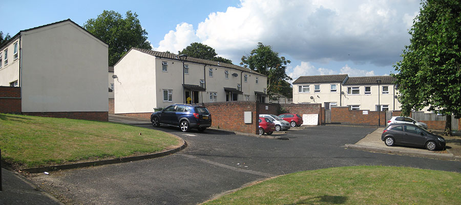 Brookhill Close - at the centre of a housing regeneration project